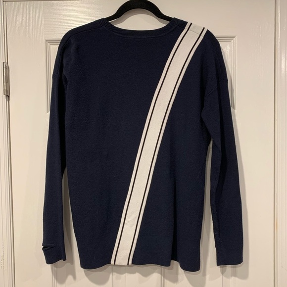 Athleta Streetwise Varsity Striped Crewneck Sweater - Picture 2 of 5